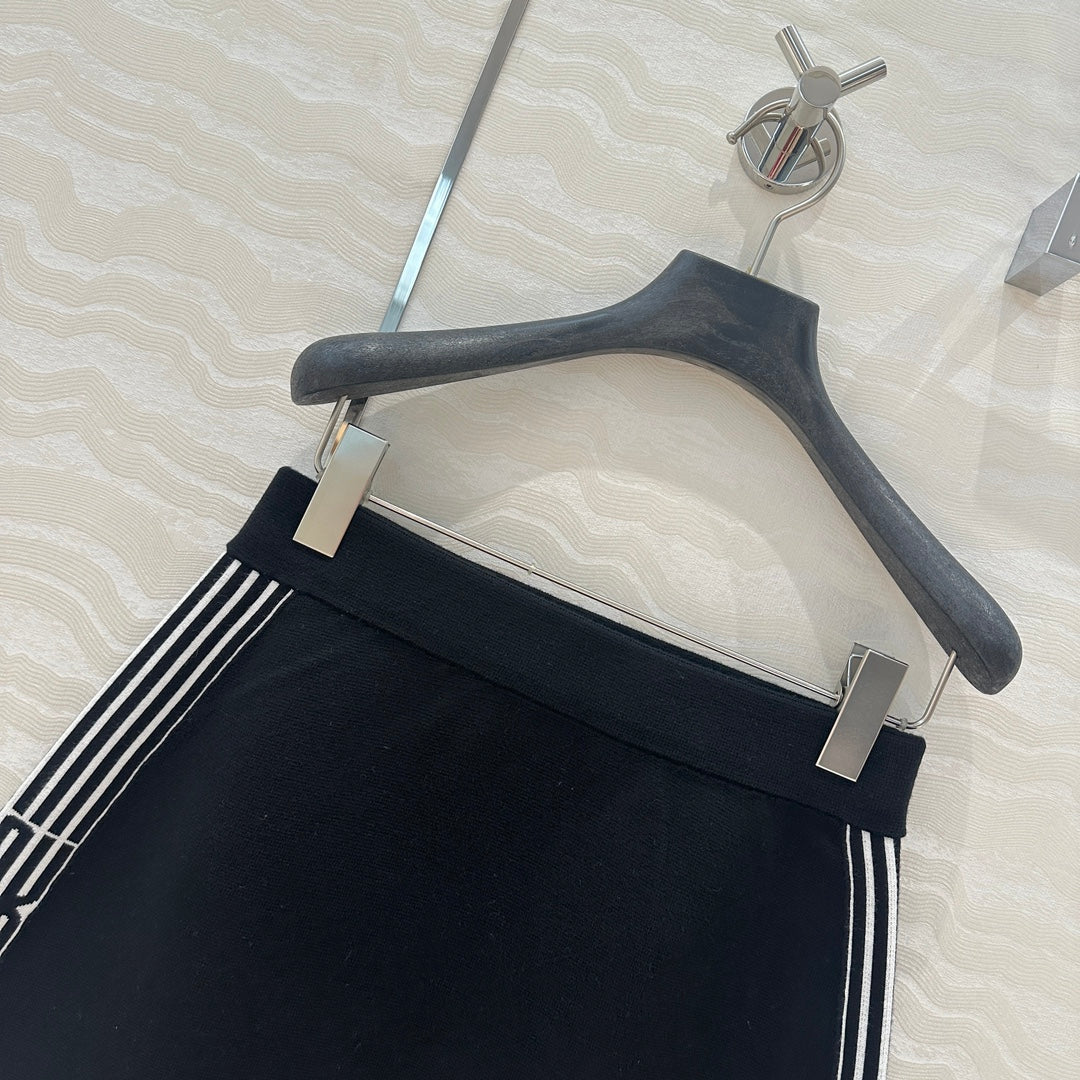 DIOR BLACK SPORTY MINI SKIRT