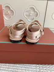 SANDALS IN LIGHT PINK SATIN