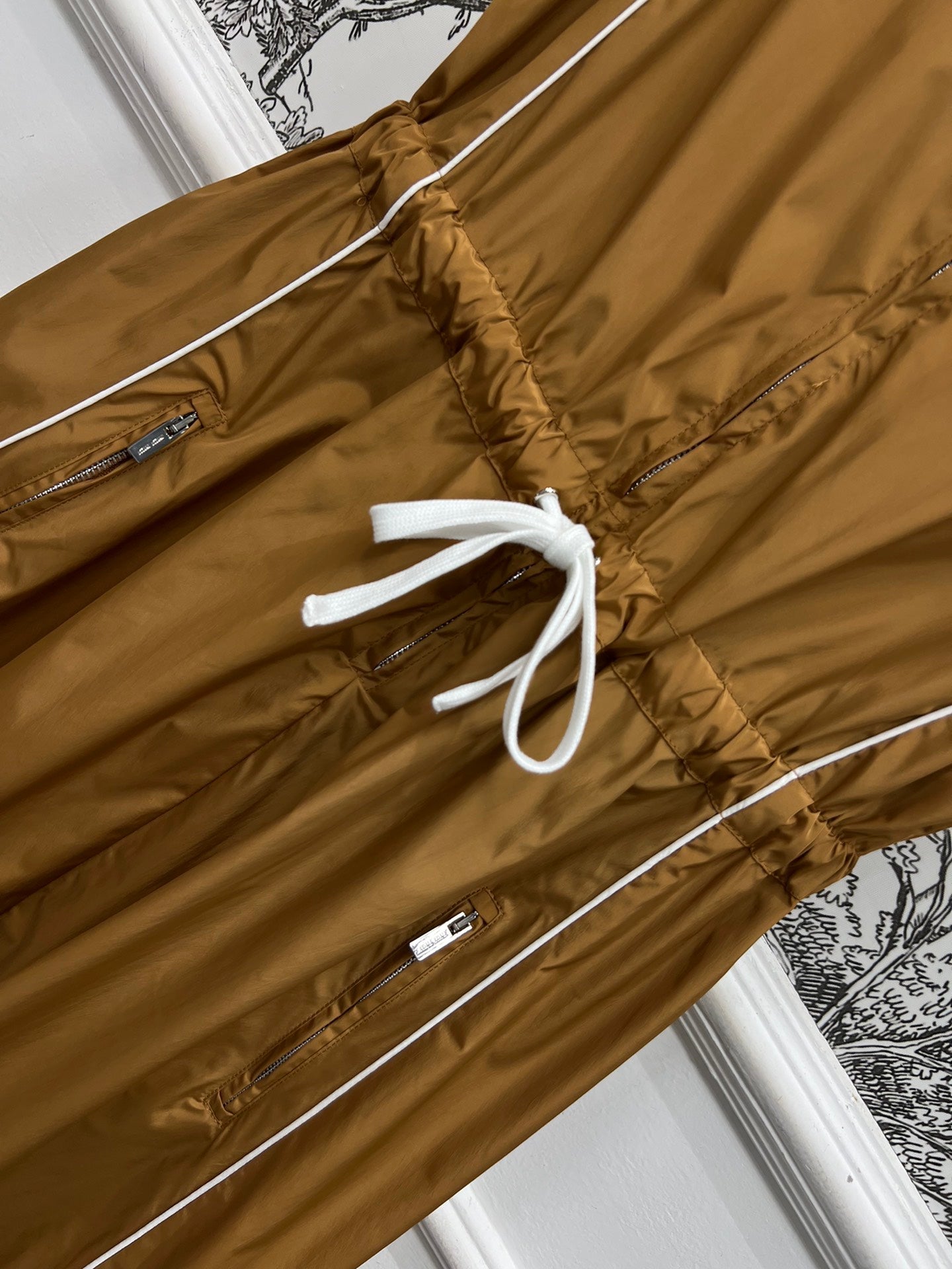 MIU 25S VEST DRESS GREY IN NYLON 263148