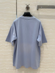 Loewe Short Sleeved T-shirt Blue Cotton