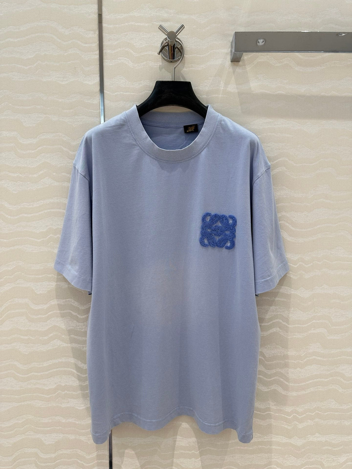 Loewe Short Sleeved T-shirt Blue Cotton