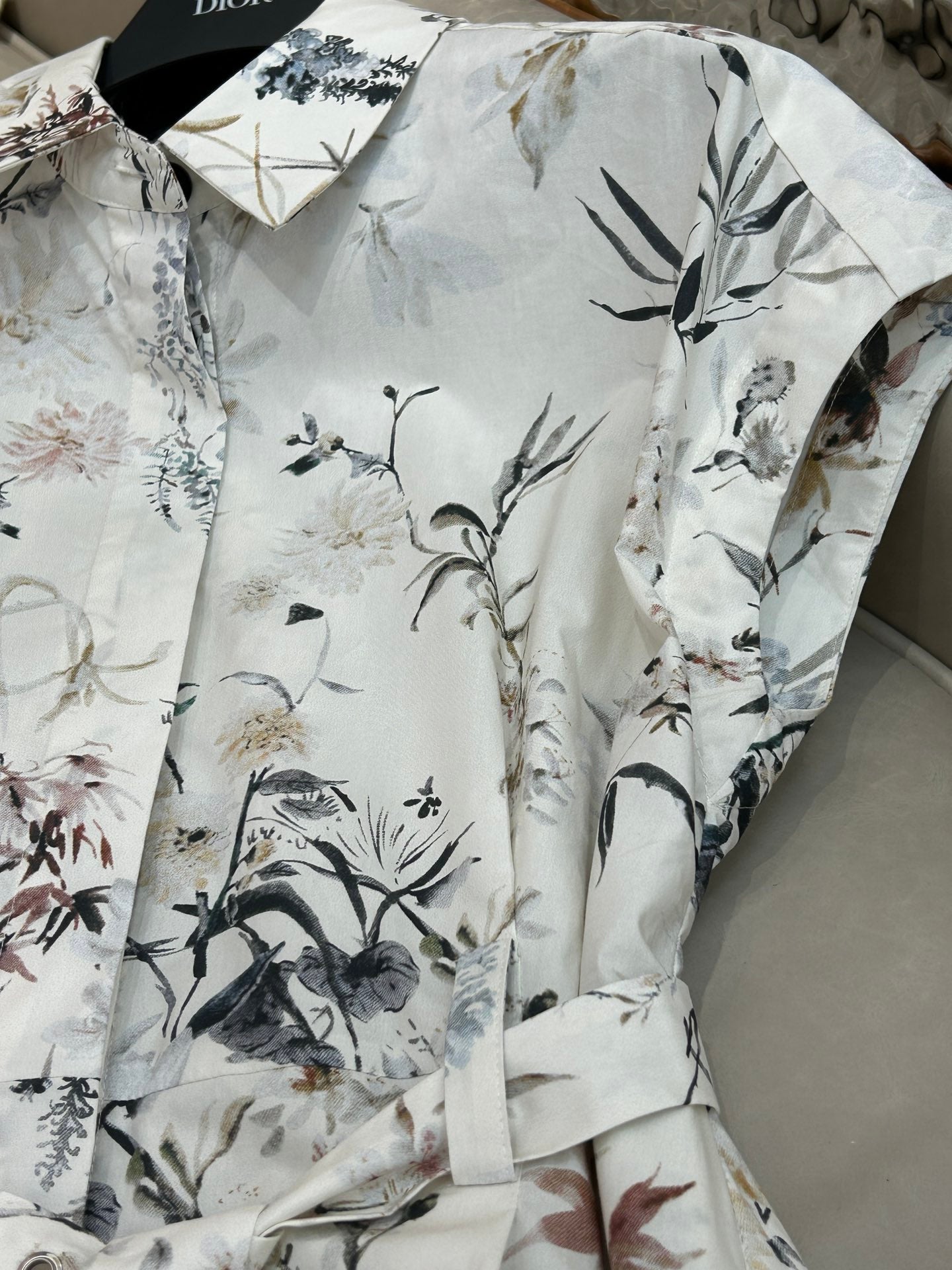 DR ELEGANT PRINT DRESS 25S IN COTTON 266188