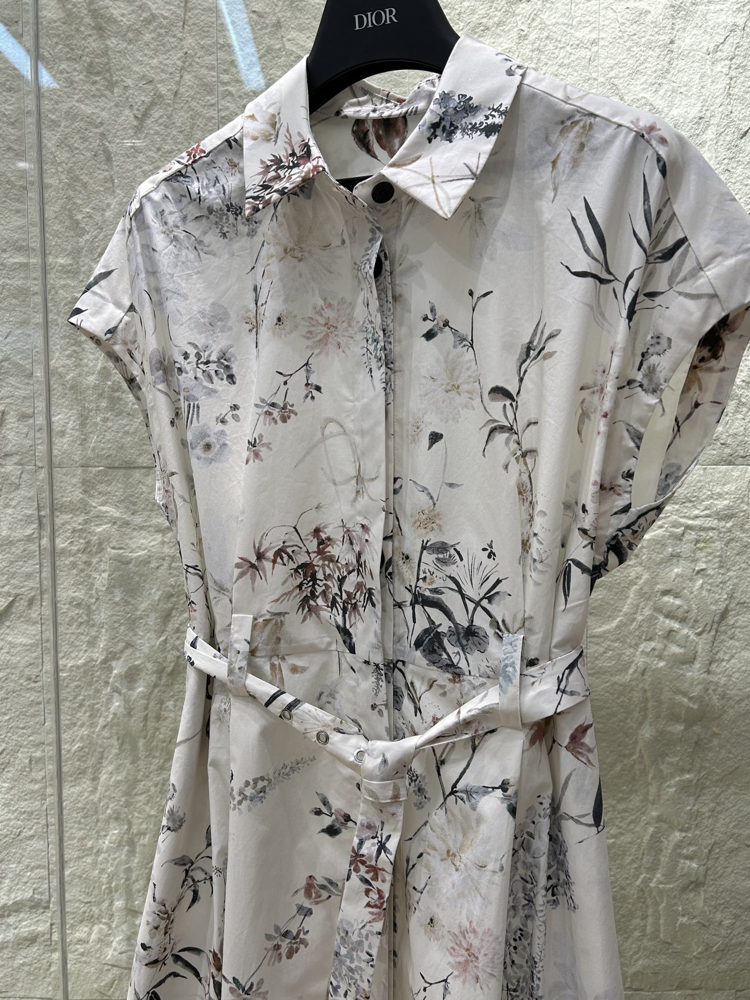 DR ELEGANT PRINT DRESS 25S IN COTTON 266188