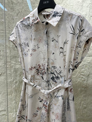 DR ELEGANT PRINT DRESS 25S IN COTTON 266188