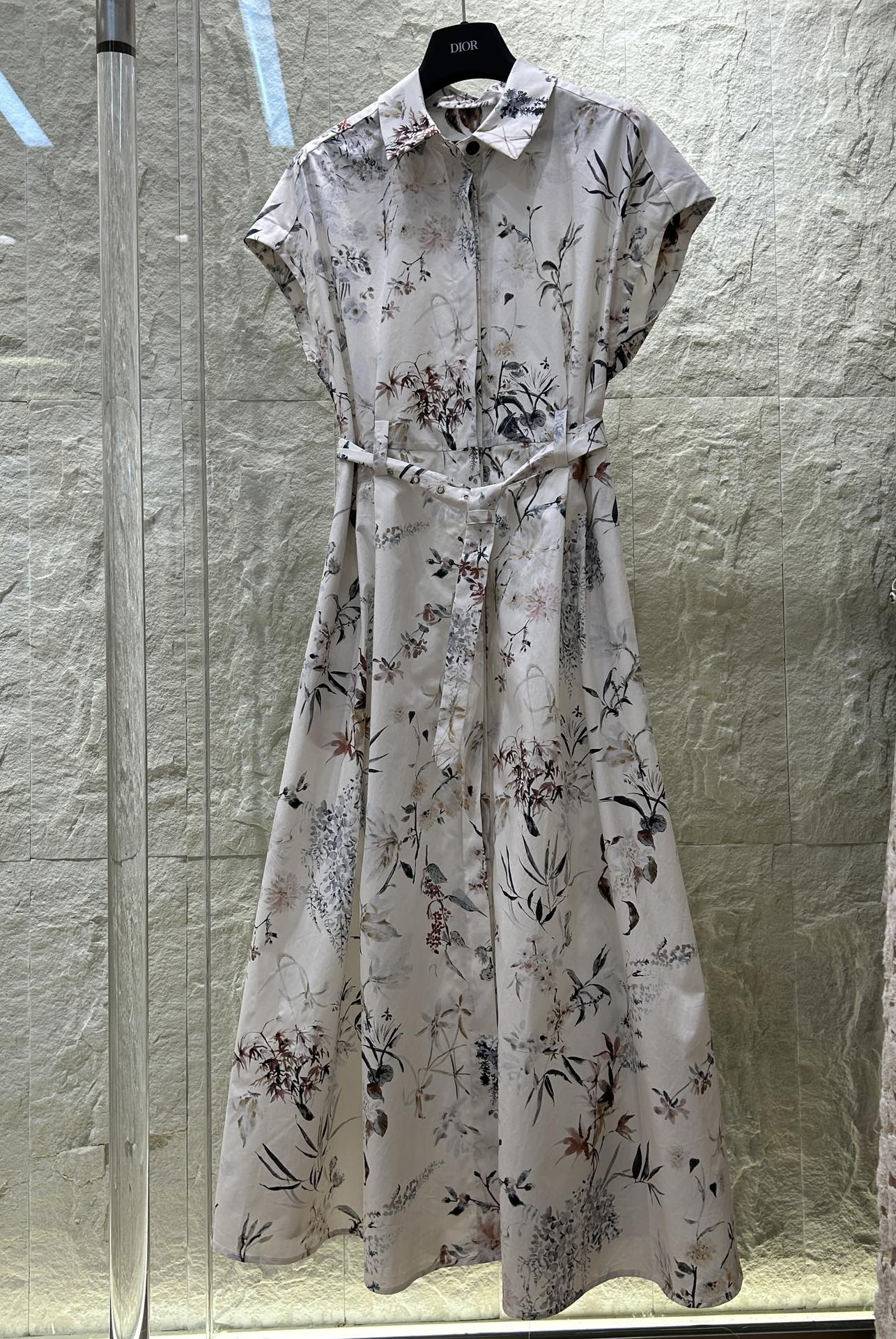 DR ELEGANT PRINT DRESS 25S IN COTTON 266188