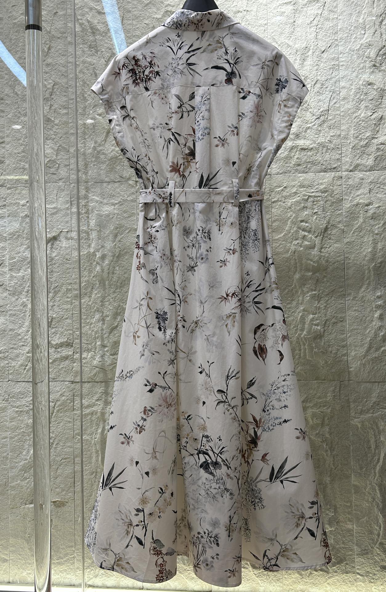 DR ELEGANT PRINT DRESS 25S IN COTTON 266188