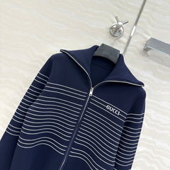 GUCCI ZIP-UP KNITTED JACKET STYLE 144