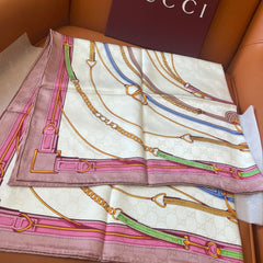 GUCCI 25S SCARF 90 IN SILK 679799
