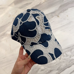 LACE FLORAL BASEBALL HAT 672632