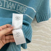 DIOR SHORT-SLEEVE CASHMERE SWEATER 264913