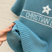 DIOR SHORT-SLEEVE CASHMERE SWEATER 264913