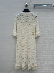 DIOR ELEGANT FRINGE DRESS 270063