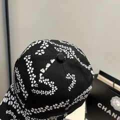 BASEBALL HAT BLACK PATTERN 674031