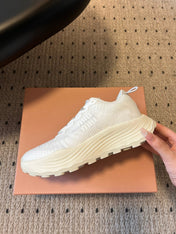 MIUMIU 26S SNEAKERS IN WHITE TECHNICAL FABRIC