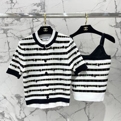 CHANEL 25S SHORT-SLEEVE CARDIGAN STYLE 106
