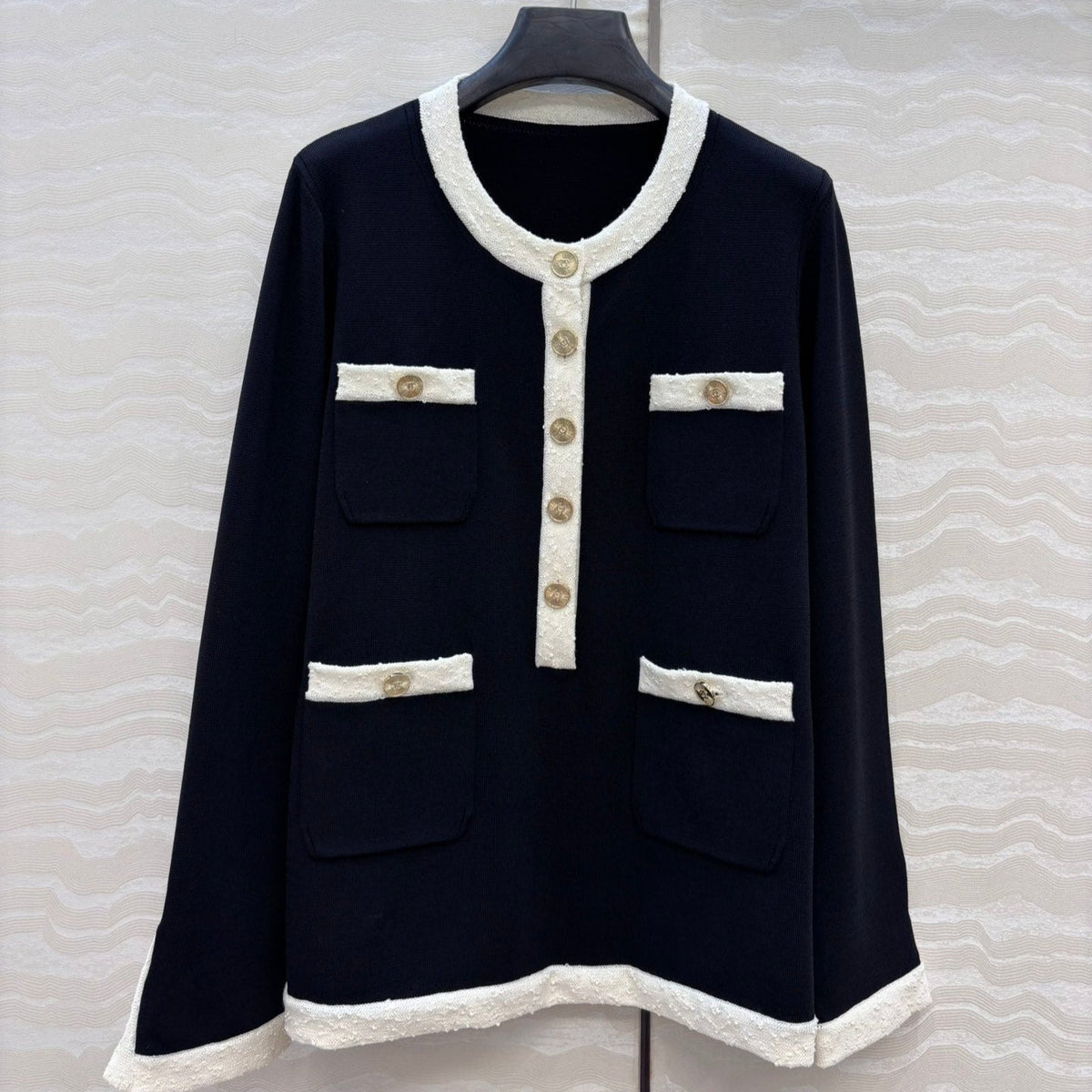 CHANEL LONG KNIT TOP STYLE 68