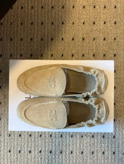CELINE 25S LOAFERS FLAT IN LIGHT BROWN SUEDE