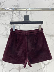HERMES 25S SHEEPSKIN SHORTS 176
