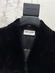 YSL 25S SHORT-SLEEVED SHEARLING COAT STYLE 231