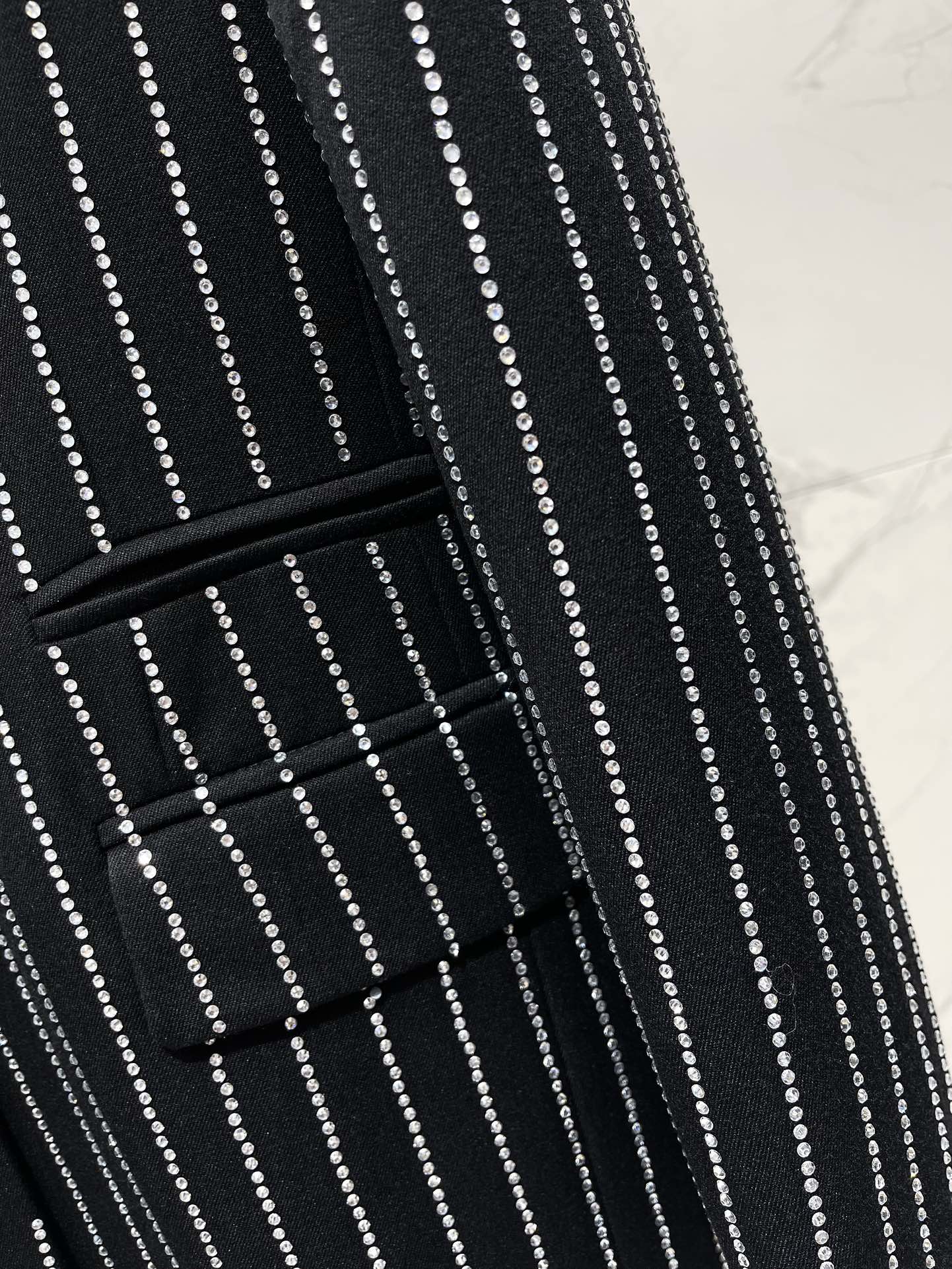 YSL 25S EMBELLISHED SUIT SET STYLE 213