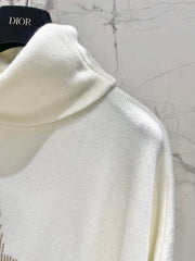 DIOR 25S TURTLENECK PONCHO SWEATER STYLE 383