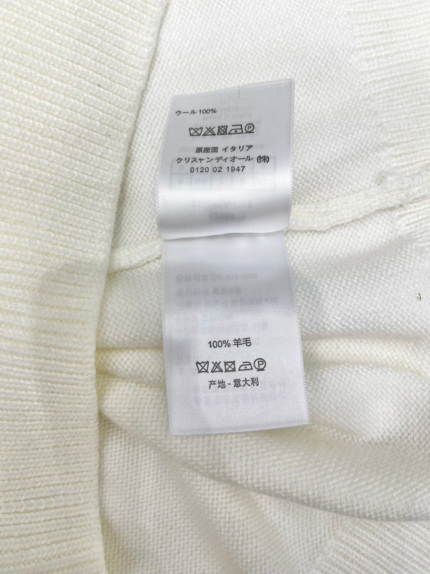 DIOR 25S TURTLENECK PONCHO SWEATER STYLE 383