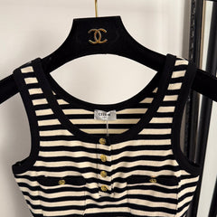 CELINE 25S STRIPED TANK TOP 0115