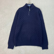 LV 25S HALF-ZIP SWEATER 0055