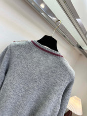 LV 25S V-NECK SWEATER 0111