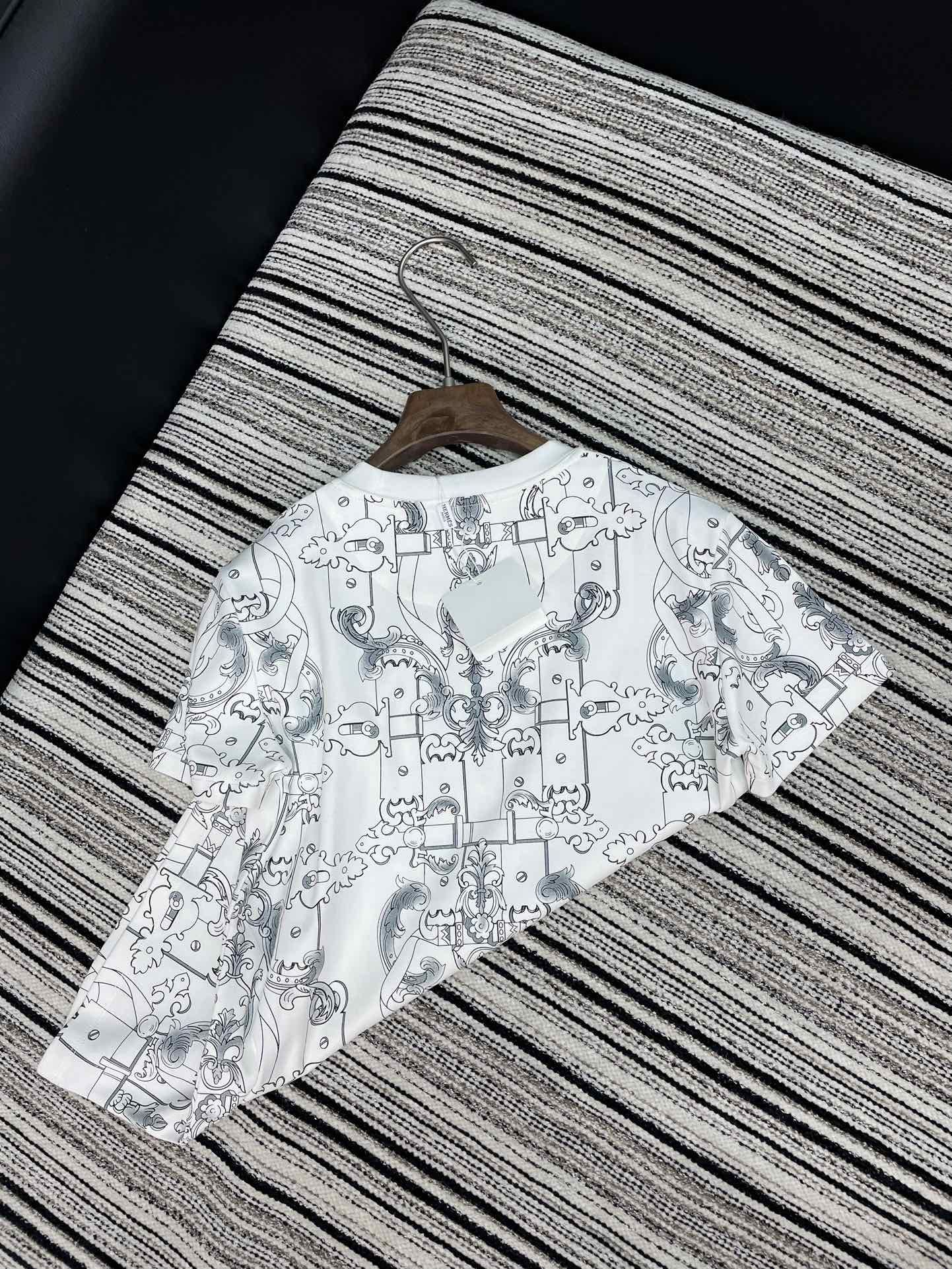 HERMES 25S CREW NECK T-SHIRT 460