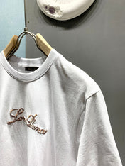 LORO PIANA 26S EMBROIDERED T-SHIRT 744