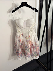 ZIMMERMANN 26S PATTERNED CAMI DRESS STYLE 9
