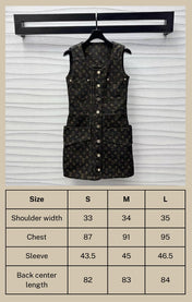 LV Monogram Denim Set