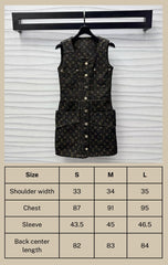 LV Monogram Denim Set