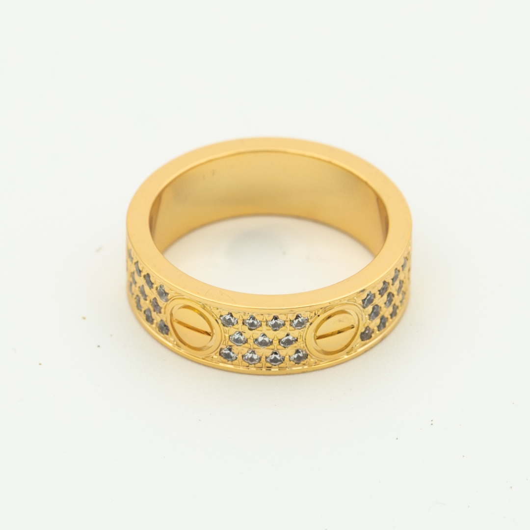 LOVE RING 6.5MM DIAMONDS PAVED