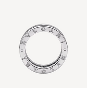 ZERO 1 WITH PAVED DIAMONDS ON THE SPIRAL RING