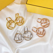 F LOGO EARRINGGS