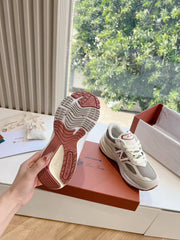 LP&NB CLASSIC BISCUIT SNEAKERS WHITE SUEDE