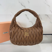 WANDER MATELASSE 29 BAG IN BROWN LAMBSKIN