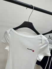 Miu 25 Body Suit White Cotton 208771
