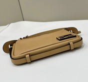 SIMPLY MINI 22 IN LIGHT BROWN GRAINED CALFSKIN