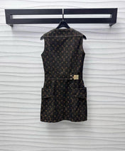 LV Monogram Denim Set