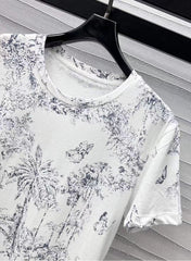 CD T-Shirt White Cotton Style 1