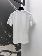 CD T-Shirt White Cotton Style 3