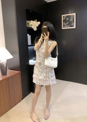LV DRESS IN MULTICOLOR MONOGRAM COTTON