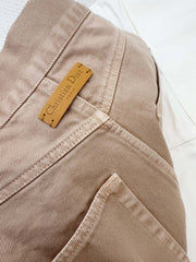 CD 25S STRAIGHT JEANS SMOKY PINK COTTON