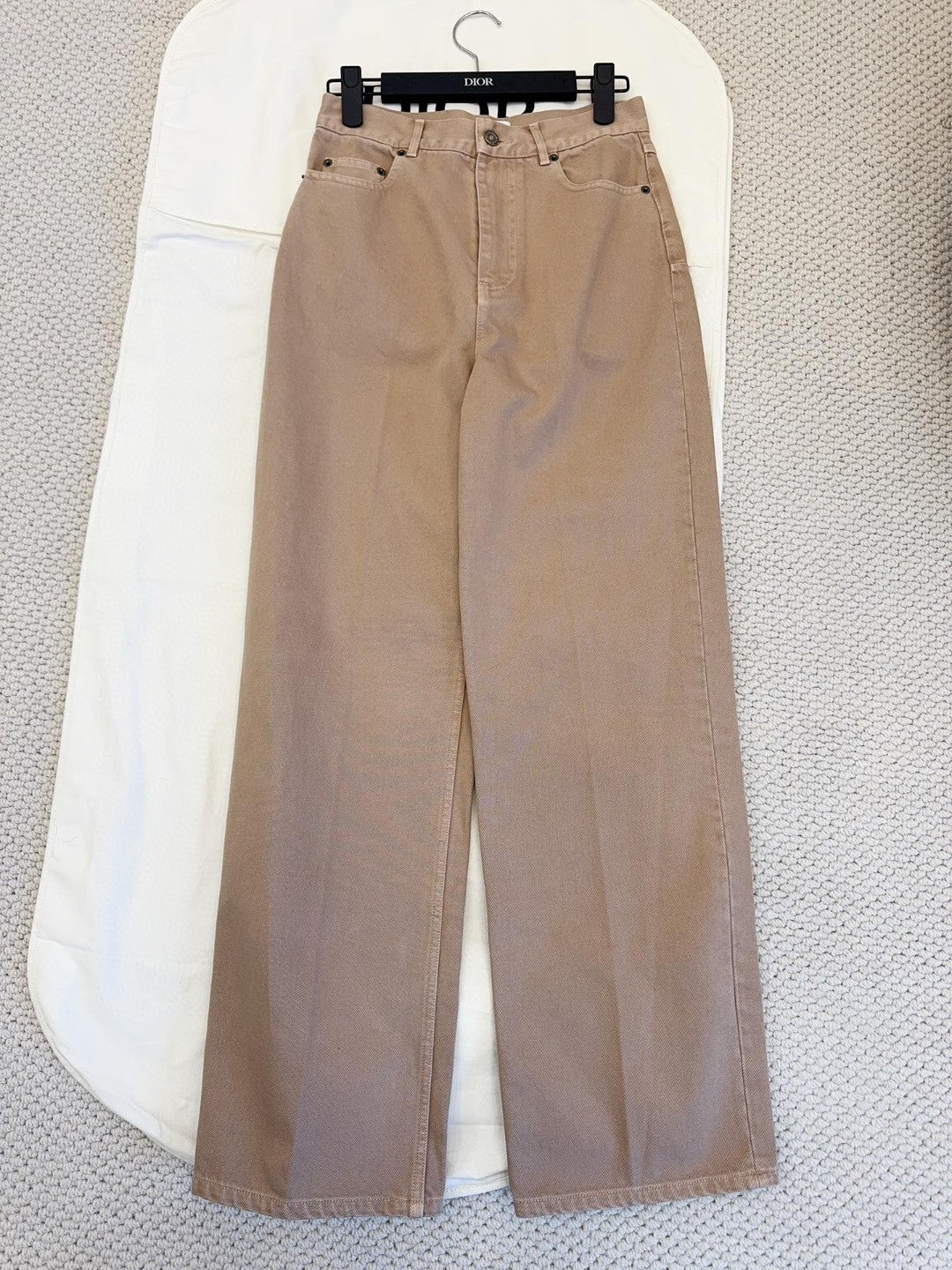 CD 25S STRAIGHT JEANS SMOKY PINK COTTON