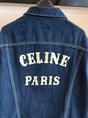 CLASSIC TRUCKER JACKET INDIGO DENIM CONTRAST STITCHING SILVER BUTTONS          Ask ChatGPT