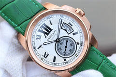 CALIBRE DIVER 42 AUTOMATIC ROSE GOLD CASE WHITE DIAL