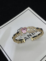 CC HEART PINK BRACELET GOLD DIAMOND